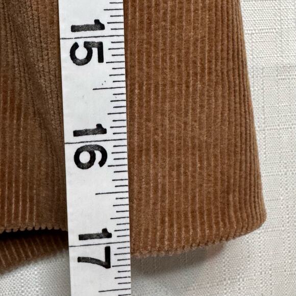 Vtg LL BEAN Corduroy Blazer Jacket Women's 12 Cotton Camel Academia Professor - Picture 9 of 10